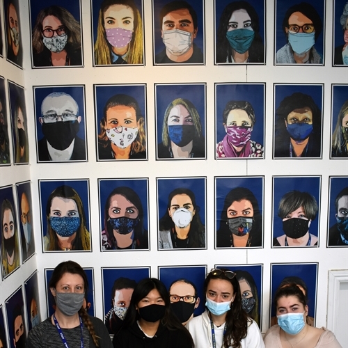 St Mary’s School marks lockdown easing with poignant ‘Portraits of a Pandemic’ project