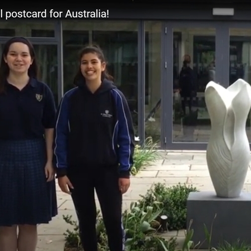 International Committee's virtual postcard to Melbourne sister school