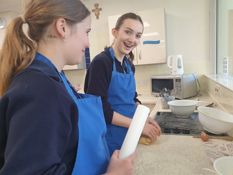Students find their inner calm by using baking as a mindful activity