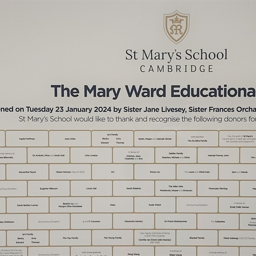 Mary Ward Day 2024 – full of celebration, remembrance, and new beginnings