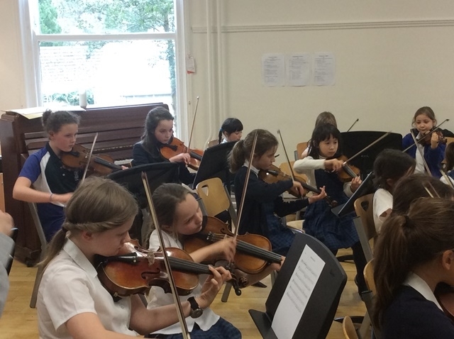 Junior School string players make marvellous music