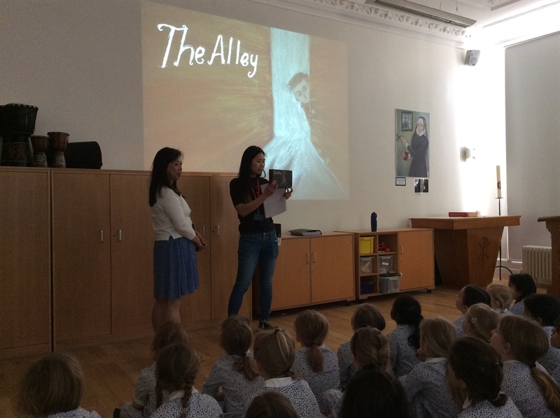 Visiting author inspires pupils with book that cannot be opened!