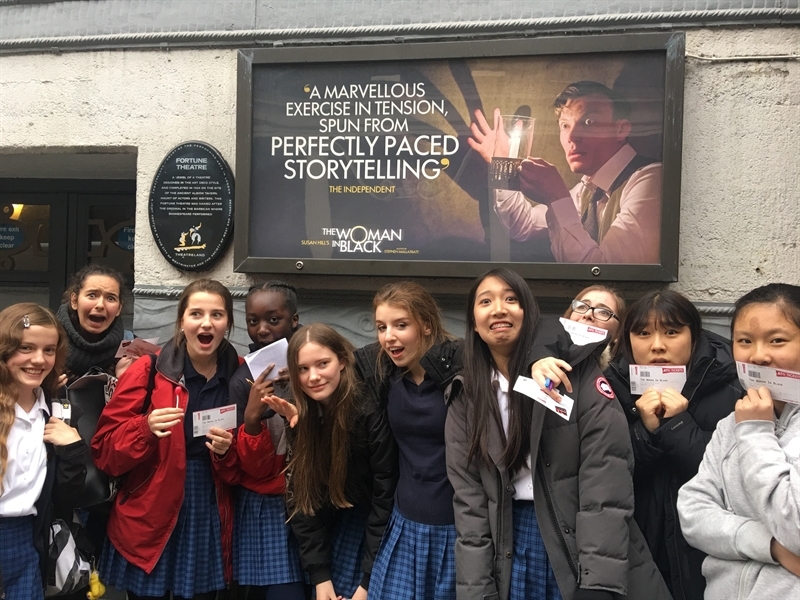 Year 11 Drama students have spine-chilling trip to see 'The Woman in Black'