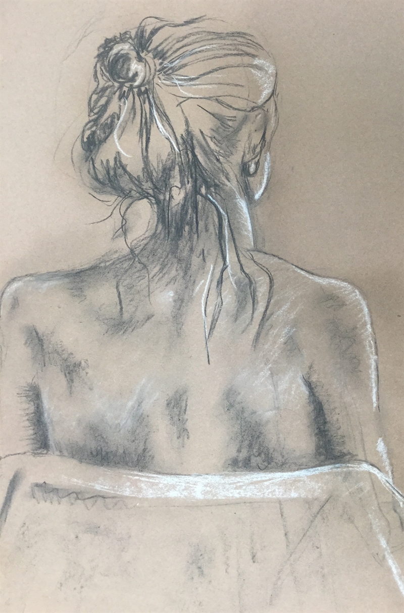 Students broaden their art skills with life drawing classes