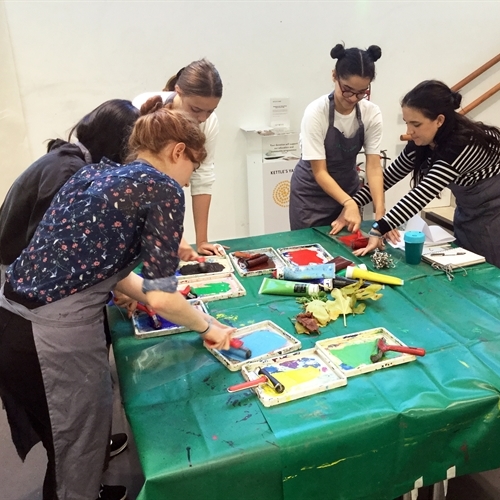 Art Scholars take part in workshops at Kettle's Yard