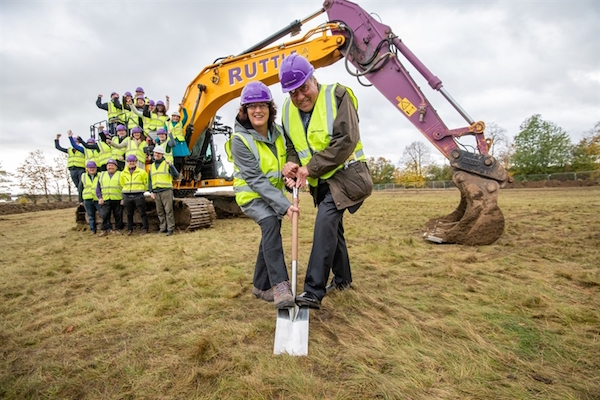 Turf cutting ceremony