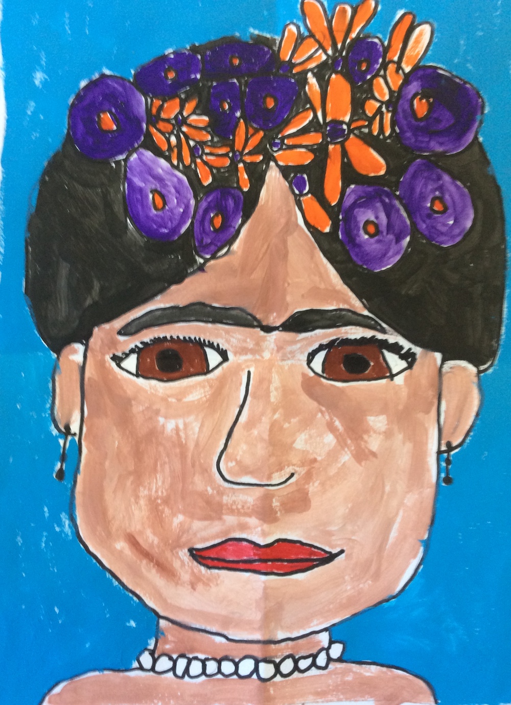 Frida inspired artwork