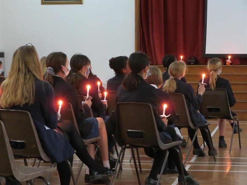 Christingle service marks the end of term