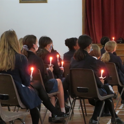 Christingle service marks the end of term