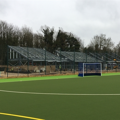 Not Long to go! Sports Pavilion on track for summer completion