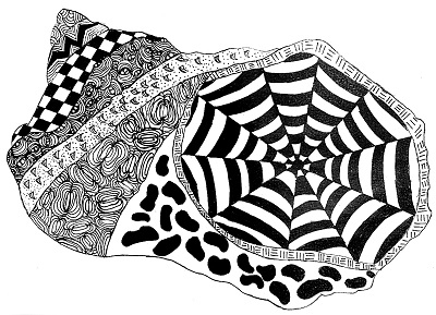 Year 9 create Zentangle art