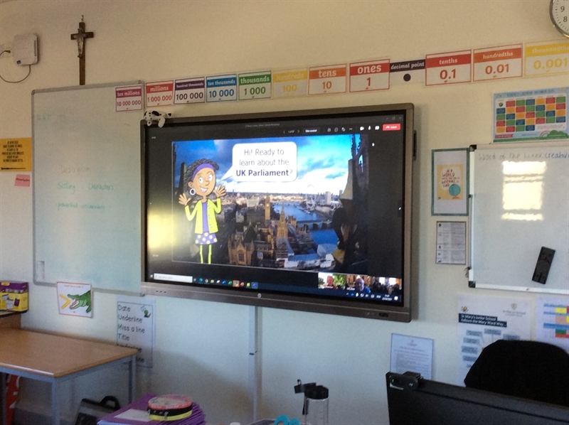 Year 6 take part in Parliamentary workshop