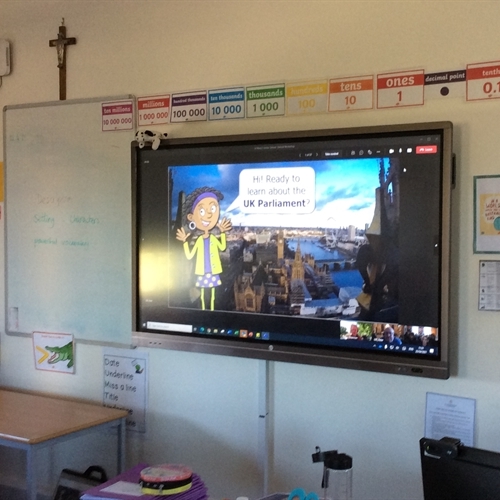 Year 6 take part in Parliamentary workshop