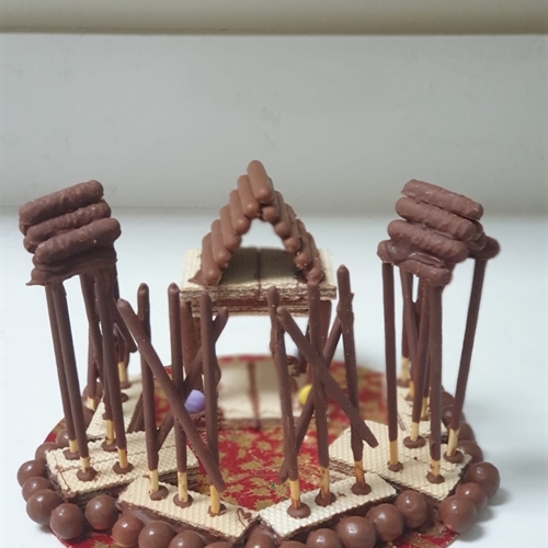 Shakespeare's Globe theatre - in chocolate!