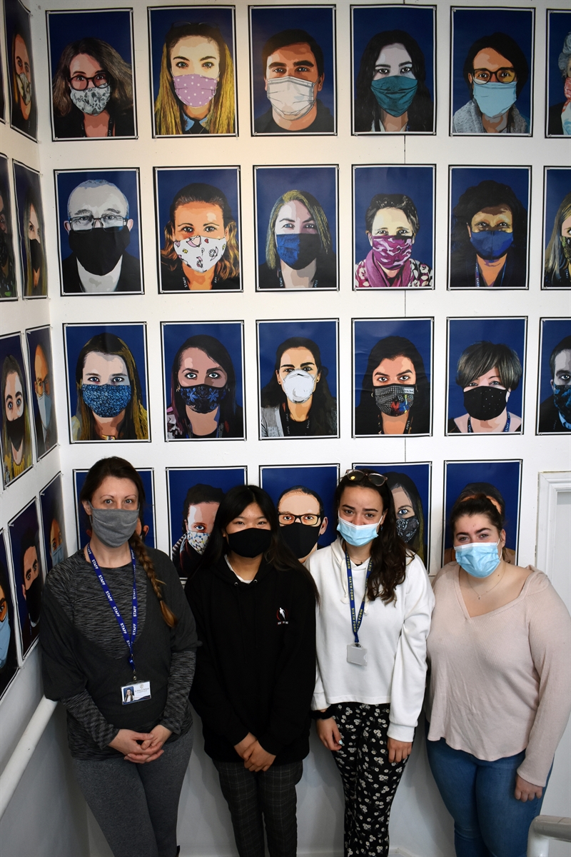 St Mary’s School marks lockdown easing with poignant ‘Portraits of a Pandemic’ project