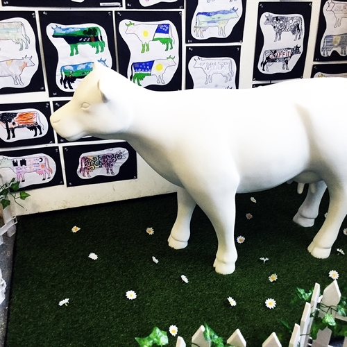 St Mary's School embraces Cows about Cambridge public art trail