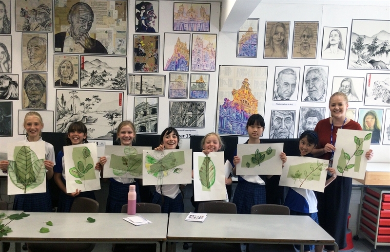 Year 5 take creative inspiration from No. 47 art exhibition