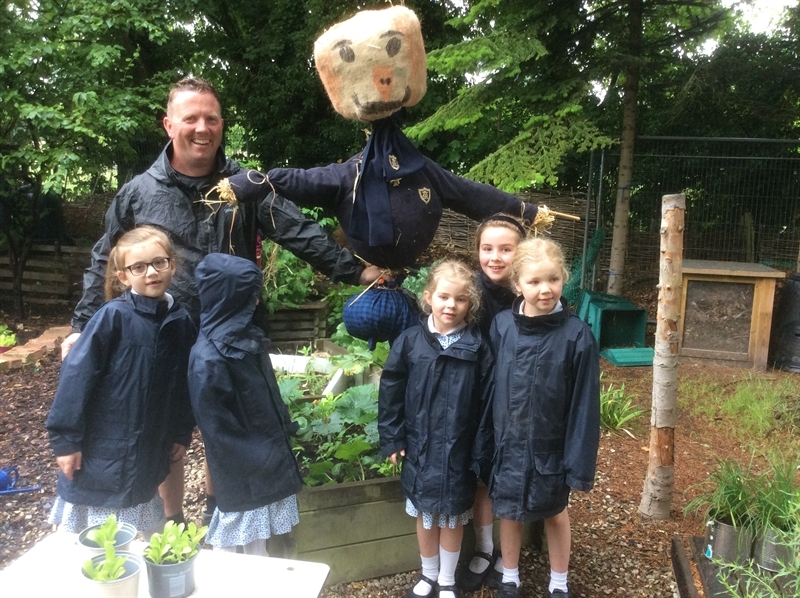 Year 2 make St Mary's scarecrows!