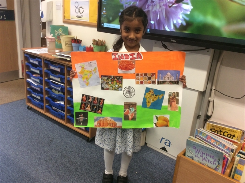 Year 1 learn about the world around us