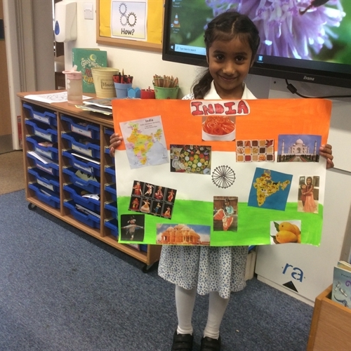 Year 1 learn about the world around us