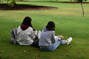 Students head to the Botanic Gardens and Backs for en plein air art