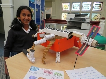 Year 5 student creates out-of-this-world model of a space station
