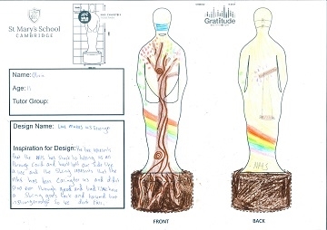 St Mary's student wins Gratitude art competition to support NHS charities