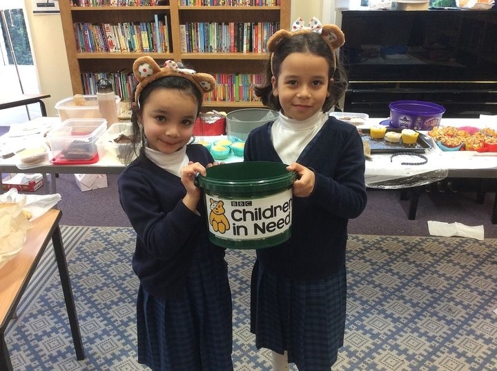 Our Junior School girls get spots in front of their eyes for this year's Children in Need