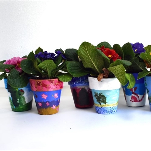 Modern Foreign Languages Creative Club celebrates modern artists with plant pot designs