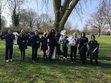 St Mary’s students and staff care for local environment with litter pick
