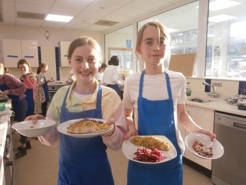 Year 6 learn vital cooking skills in Leiths Let's Cook course