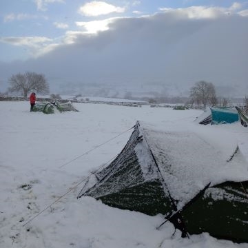 Students and staff weather snowstorms in Silver Duke of Edinburgh practice expedition