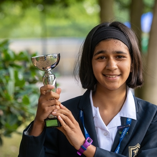 Year 7 maths whizz celebrates national competition success