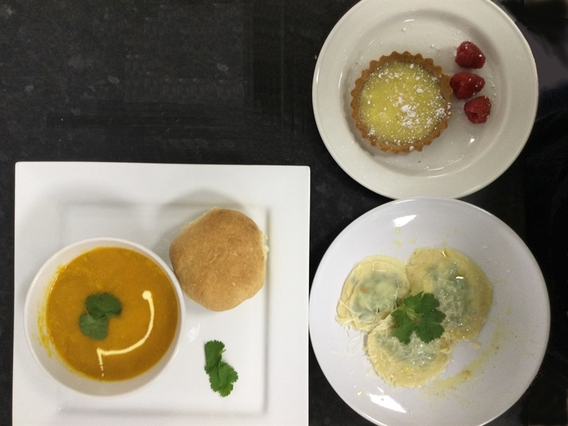 Year 11 Food and Nutrition students practise delicious exam dishes