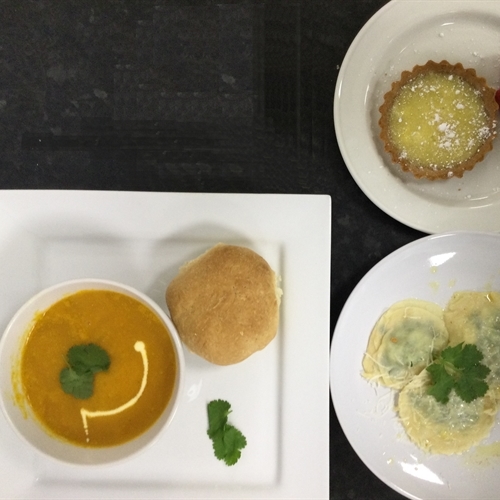 Year 11 Food and Nutrition students practise delicious exam dishes