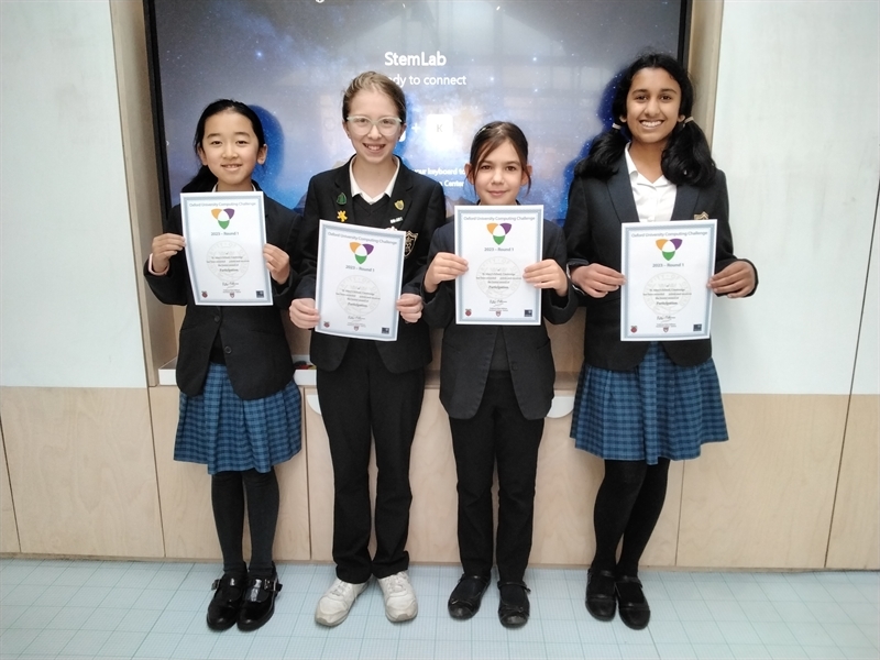 St Mary's girls score exceptionally high results in Oxford University Computing Challenge 2023