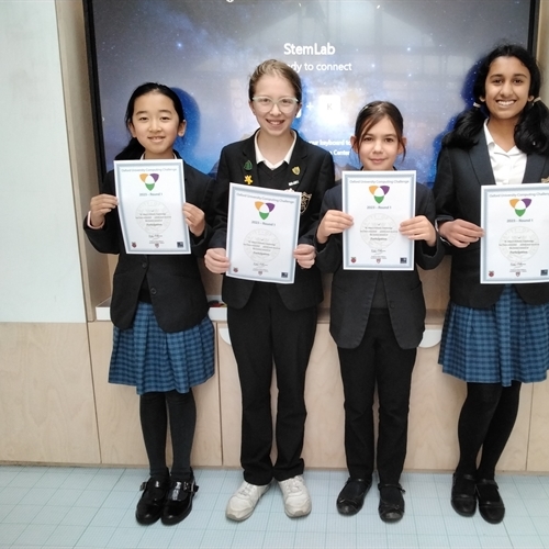 St Mary's girls score exceptionally high results in Oxford University Computing Challenge 2023