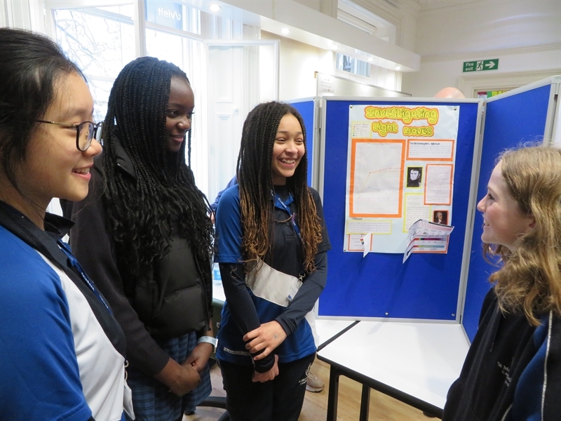 Year 9 students showcase Physics, Engineering and Science projects