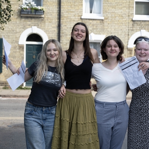 St Mary’s Sixth Form students celebrate A Level exam success