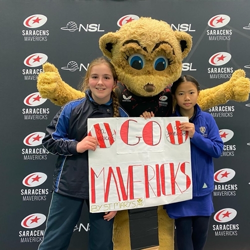 Saracens Mavericks weekend netball match is a winner with students