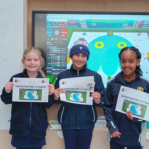'CoSpace Rescue Simulation' at the Junior School