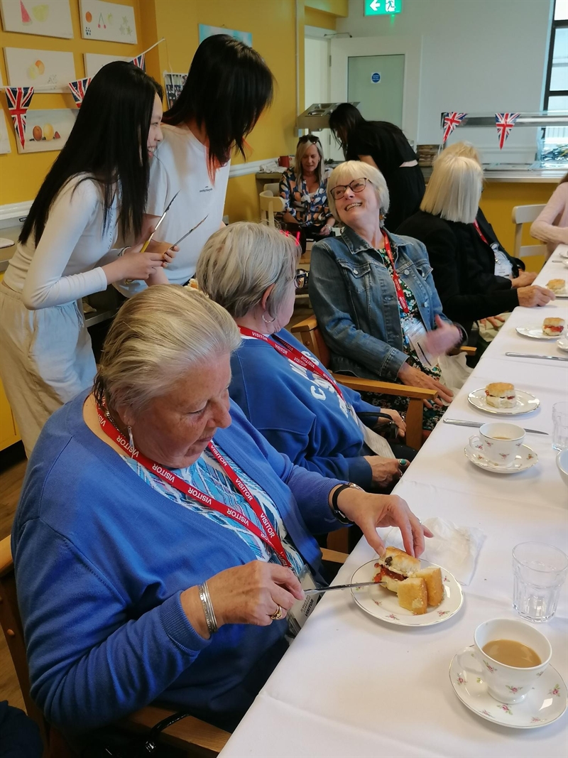 Boarders Host Afternoon Tea for Local Almshouse Residents