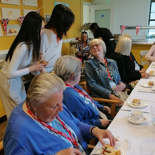 Boarders Host Afternoon Tea for Local Almshouse Residents