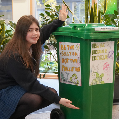 Year 8 Student Wins National Recycling Design Competition