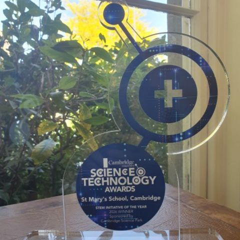 St Mary's School Wins Prestigious Stem Initiative of the Year Award