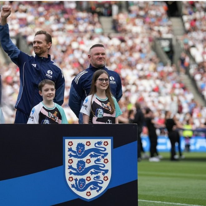 Charlotte Steps Out for Soccer Aid and UNICEF