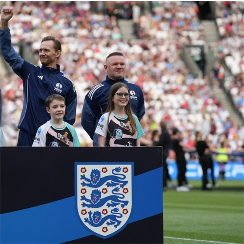 Charlotte Steps Out for Soccer Aid and UNICEF