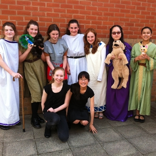 Euge! Winners of the Latin play competition