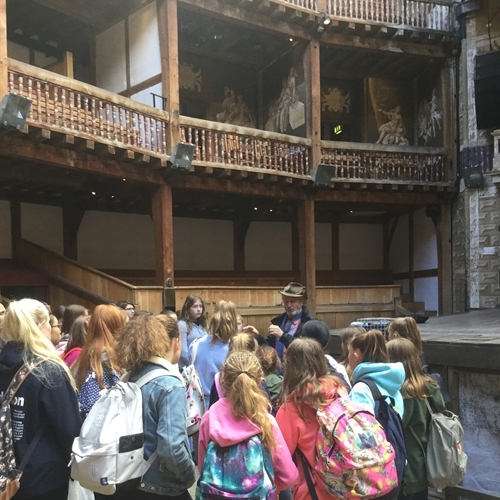 Students return to Shakespearean times