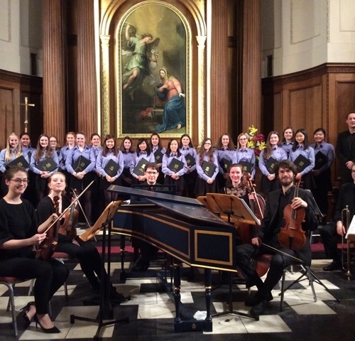 Students sing alongside Eboracum Baroque